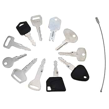◆K★◆ Amazon.com: QWORK Ignition Keys, 10 Pack Forklift Key Heavy